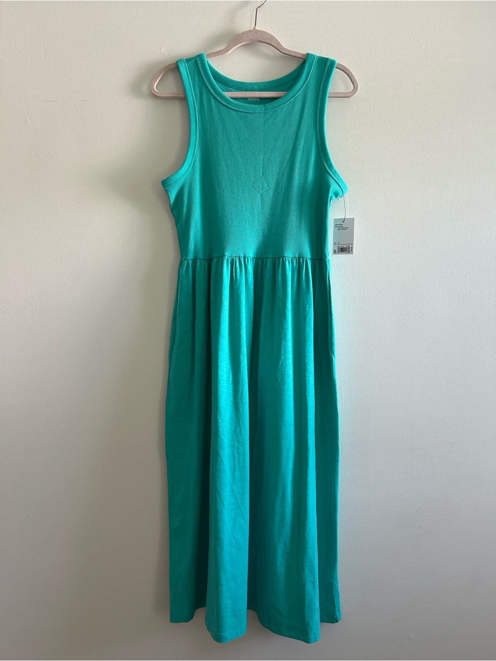 NWT Sonoma Sleeveless Teal Casual Maxi Dress